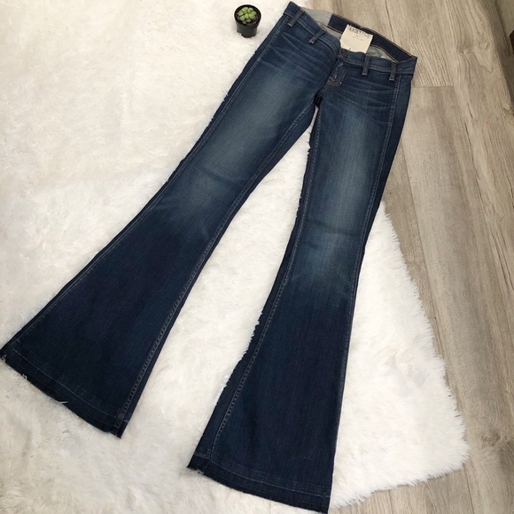 TEXTILE Elizabeth and James Denim - Textile By Elizabeth and James Flare Raw Hem Jeans